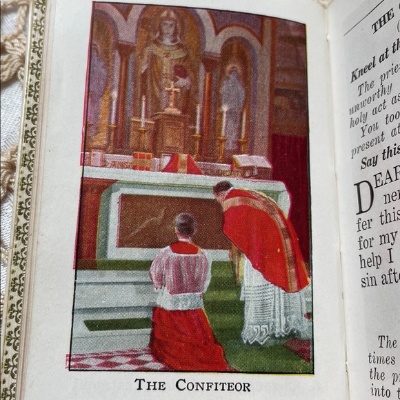 Vintage 1936 Religious Prayer Book with Communion Illustration. - Picture 8 of 8